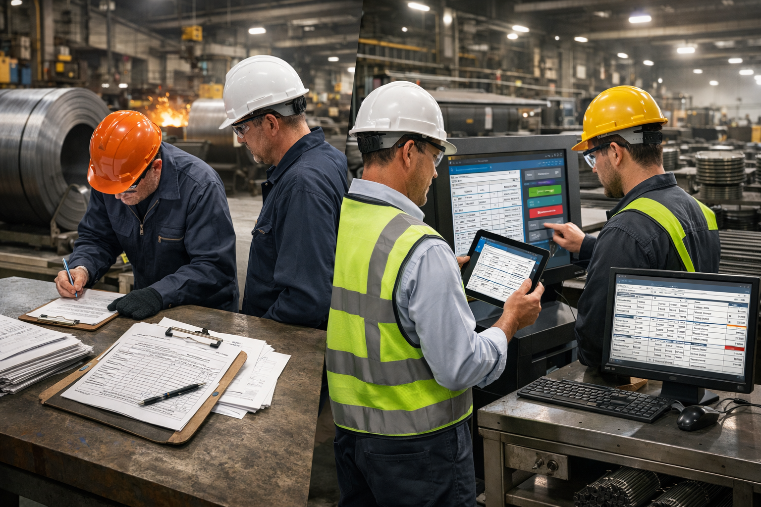 Job Cards in Steel Plants: What Good Looks Like (Digital vs Manual)
