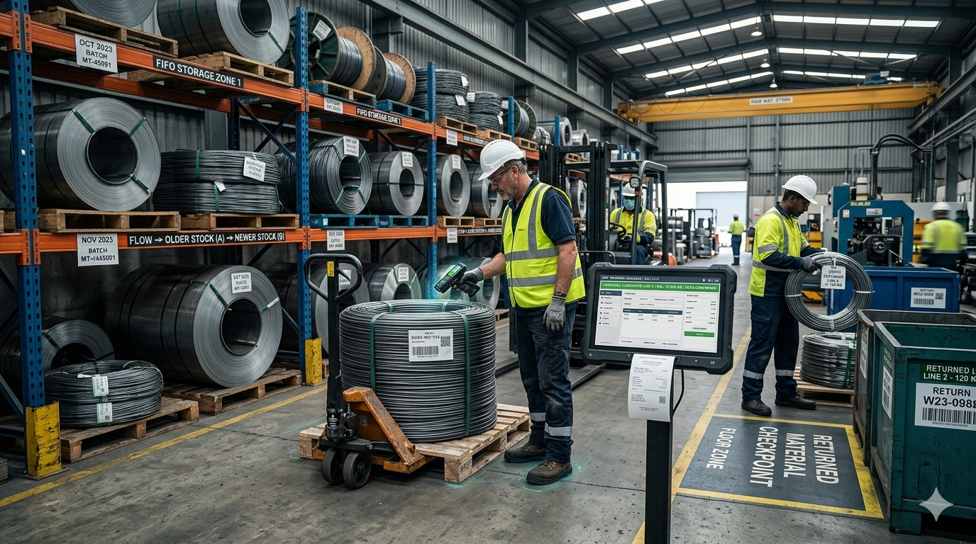 Material Issuance and Return: Prevent Material Missing with FIFO + Traceability