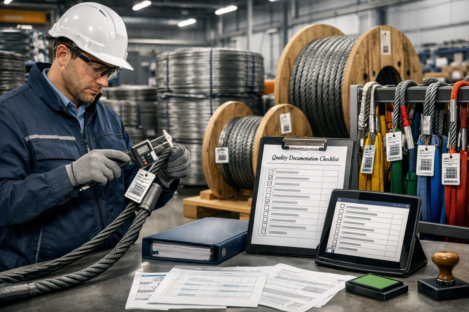 Quality Documentation Checklist for Wire, Strand, Rope, and Sling Manufacturers