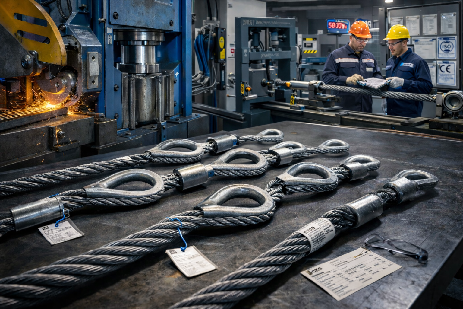 Sling Manufacturing Guide: Cutting, Swaging, Proof Load, and Certifications